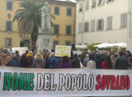 Anche a Pistoia in piazza contro lasciapassare e discriminazioni (video) 